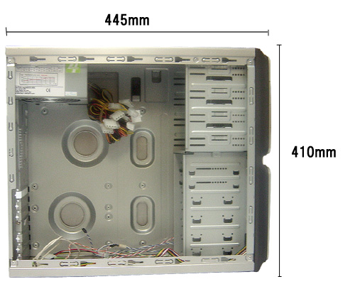 奥行445mm　高さ410mm